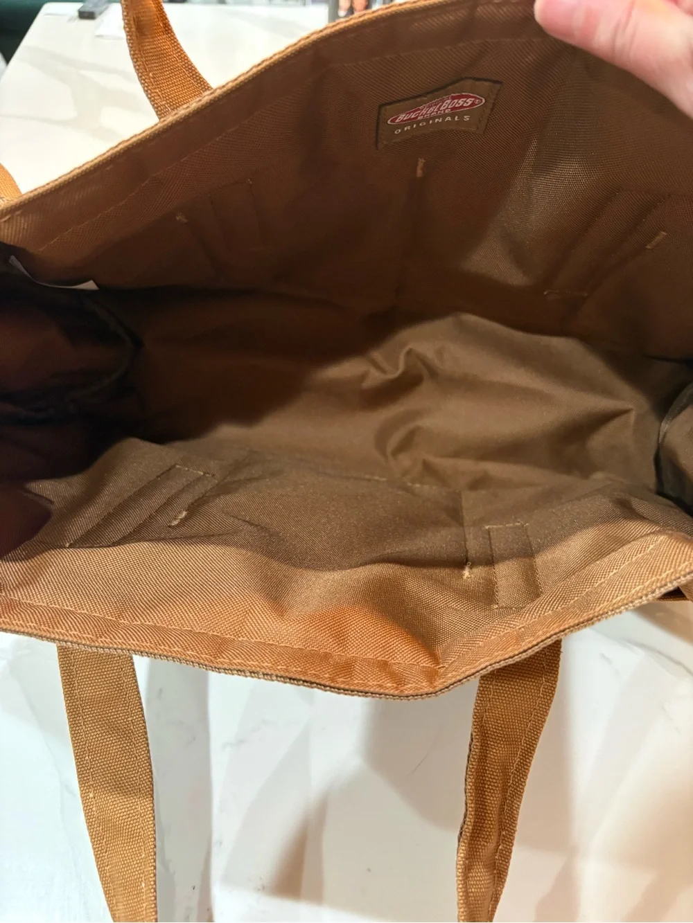 Original Series Bucket BossTwo-Tone Brown & Olive Work Duffel
